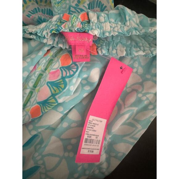 NEW Lilly Pulitzer Nevie Off-The-Shoulder Dress - Picture 5 of 6